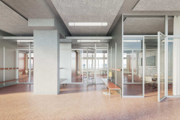 7 Kloten Garderobe Schulzimmer und Gruppenraum