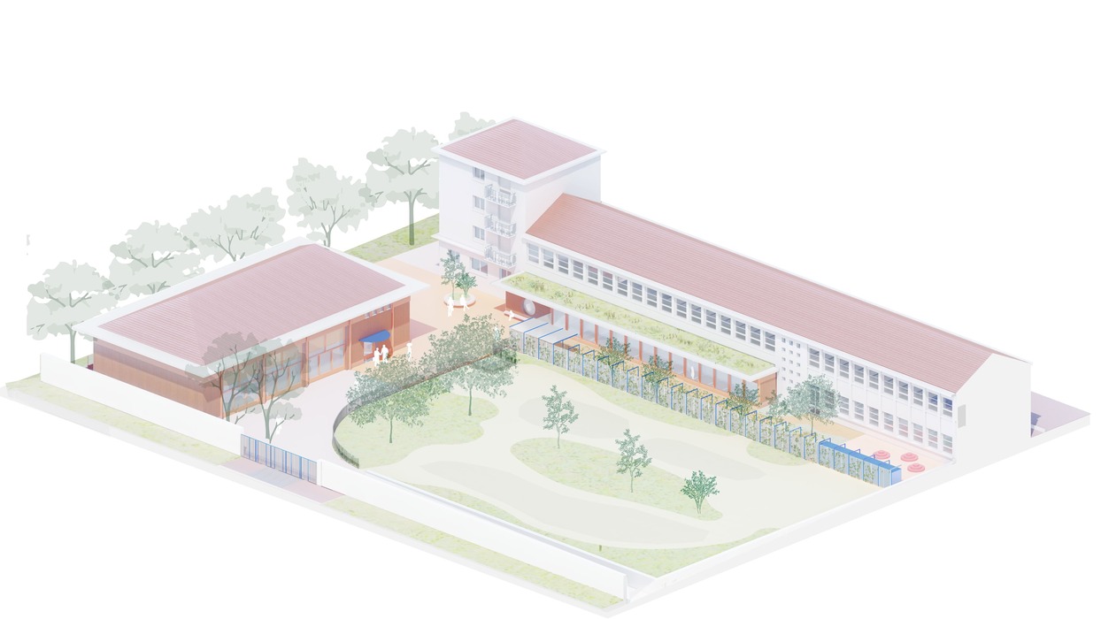 11  Kindergarten and renovation of a gymnasium in Sceaux 