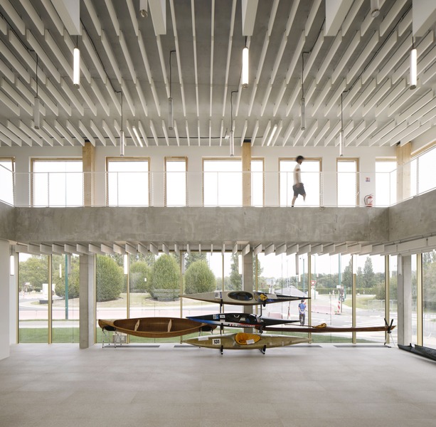 2 French Canoe Kayak Federation Headquarters inside hall